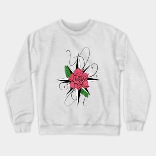 Compass Rose - Violet Crewneck Sweatshirt